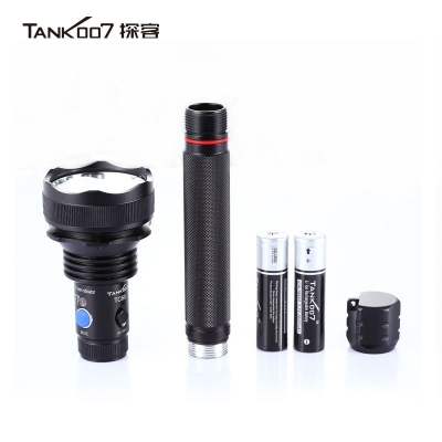 TANK007探客防身超亮手電筒直充充電遠射大功率戶外執(zhí)勤，執(zhí)法，巡邏，自駕專用 TC60