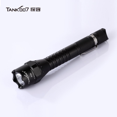 TANK007探客PT40超亮遠射手電筒LED大功率多功能電筒野外用戰(zhàn)術(shù)探險夜騎手電筒