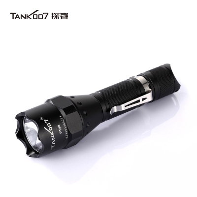 TANK007探客PT40超亮遠射手電筒LED大功率多功能電筒野外用戰(zhàn)術(shù)探險夜騎手電筒