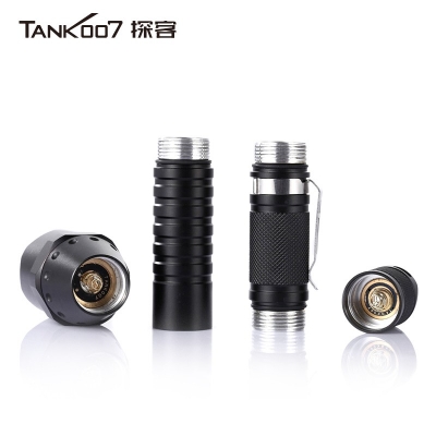 TANK007探客PT40超亮遠射手電筒LED大功率多功能電筒野外用戰(zhàn)術(shù)探險夜騎手電筒